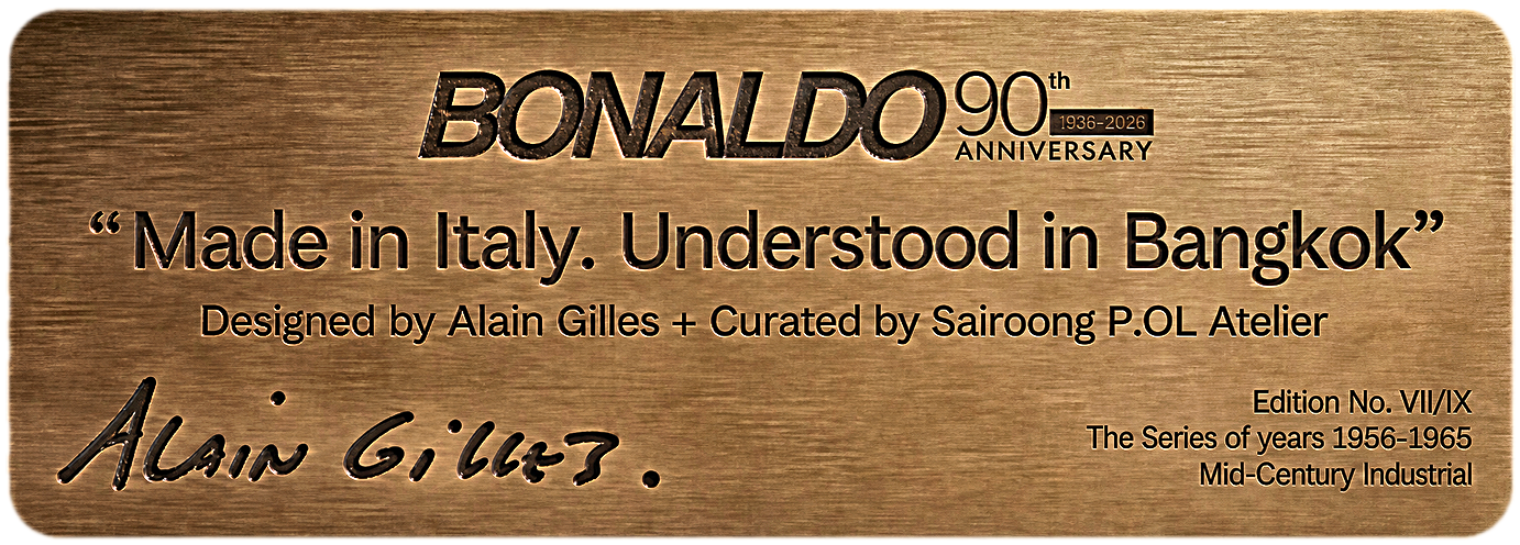 Brass plaque — Edition No. VII/IX, The Series of years 1956–1965, Mid-Century Industrial