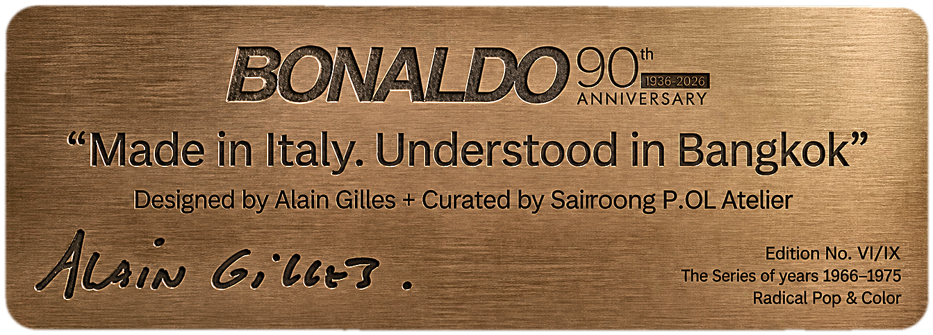 Brass plaque — Edition No. VI/IX, The Series of years 1966–1975, Radical Pop & Color