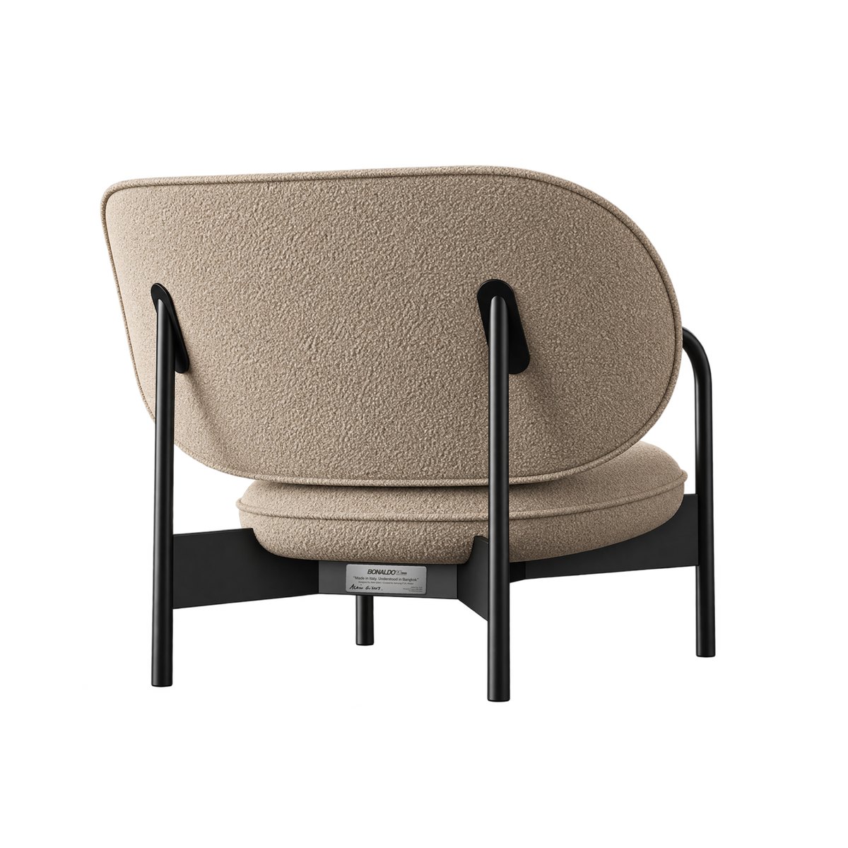 Chair No. III — plaque fitted