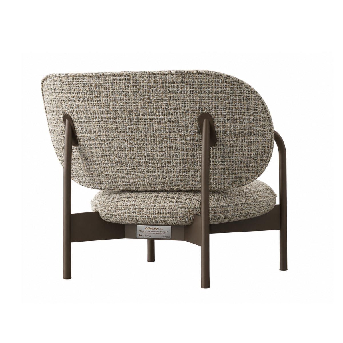 Chair No. I — plaque fitted